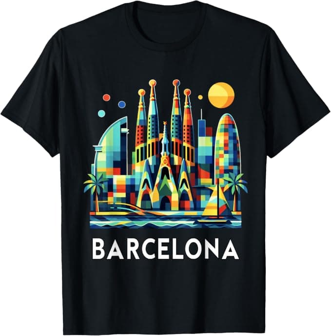 Barcelona City Spain Souvenir T-Shirt